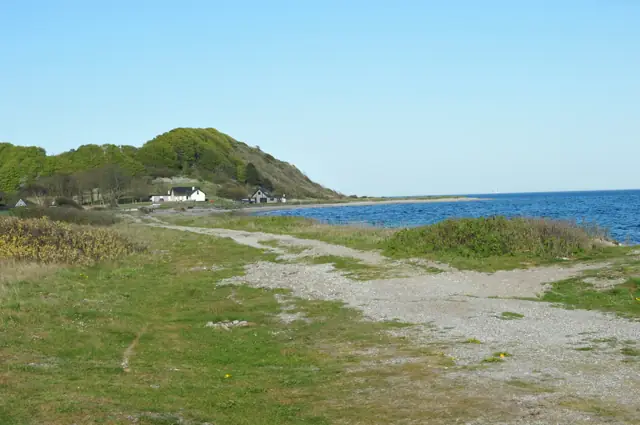 Hjelm island and the open sea
